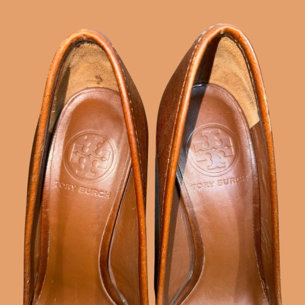 Tory Burch brown Leather Heels - Picture 14 of 16